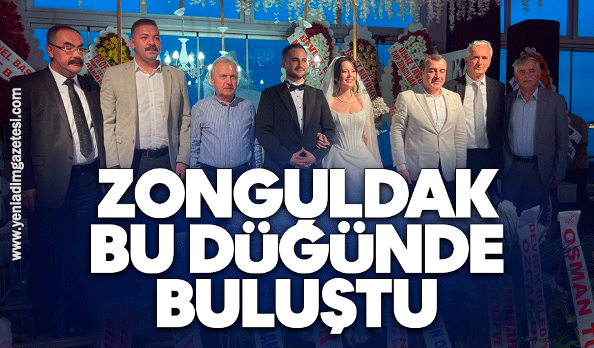 Zonguldak bu düğünde buluştu