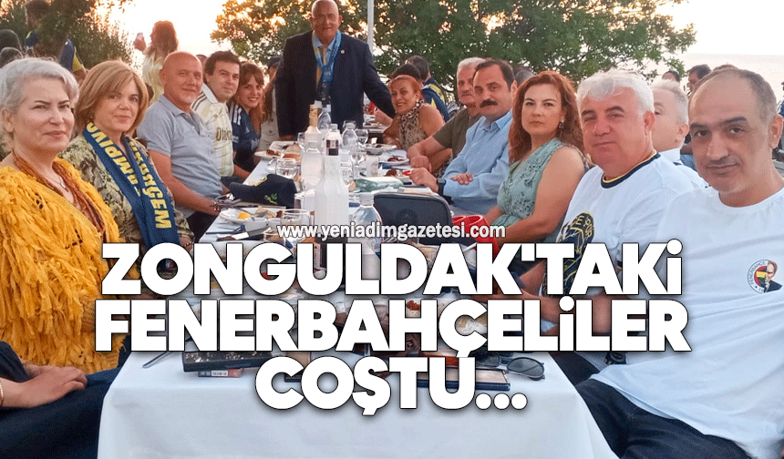 Zonguldak'taki Fenerbahçeliler coştu