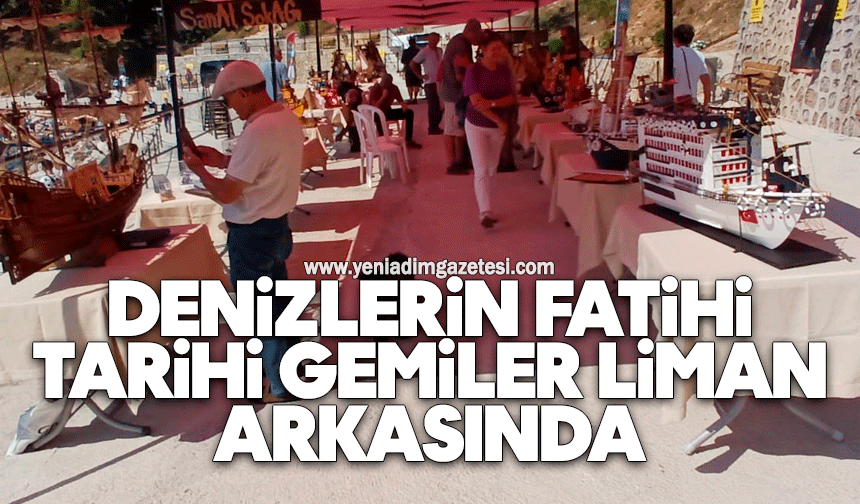 Denizlerin Fatihi tarihi Gemiler liman arkasında
