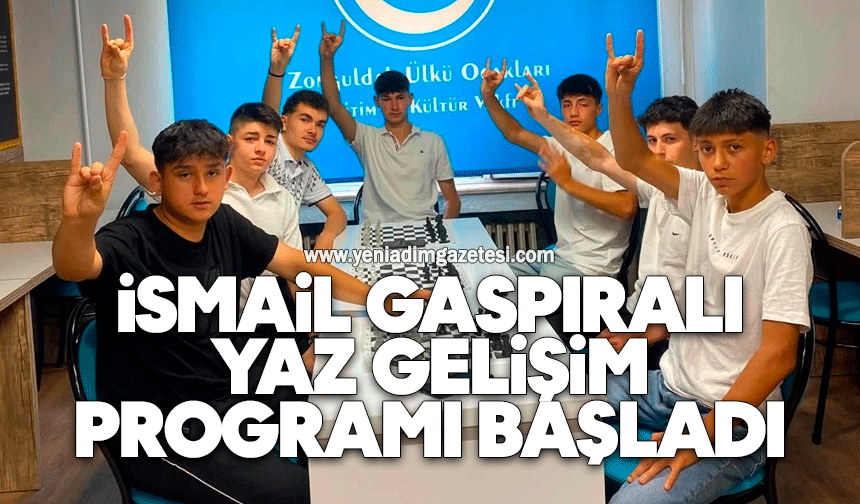 İsmail Gaspıralı yaz gelişim programı başladı