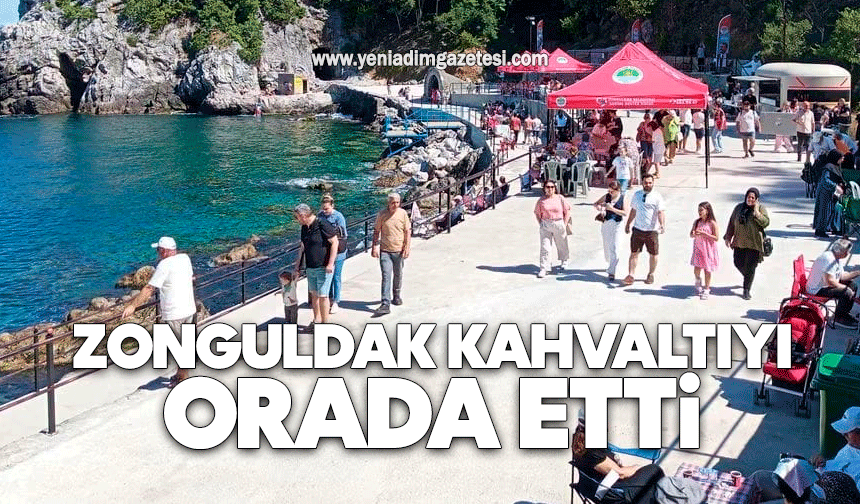Zonguldak kahvaltıyı orada etti