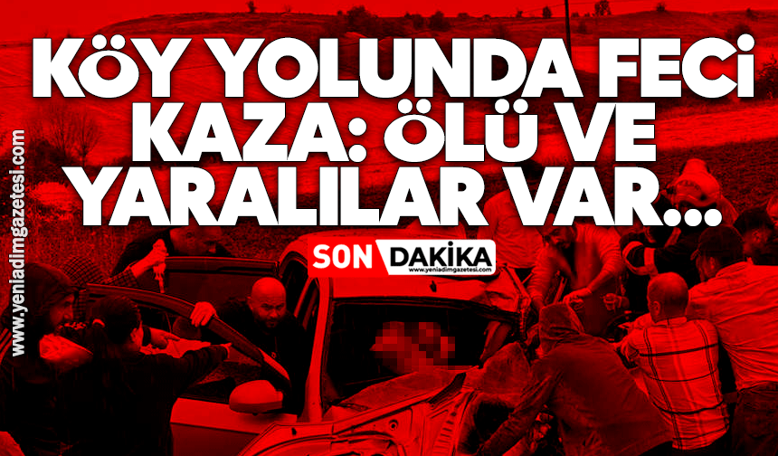 Köy yolunda feci kaza: Ölü ve yaralılar var...