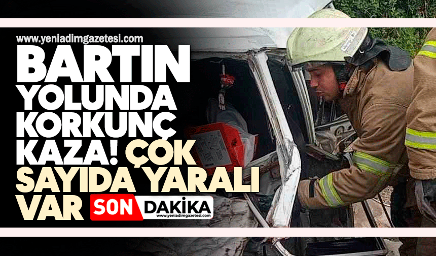 Bartın yolunda korkunç kaza! Çok sayıda yaralı var