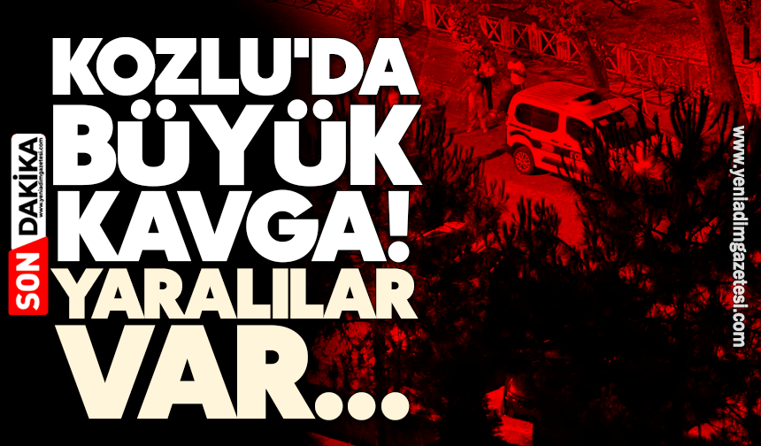 Kozlu'da büyük kavga! Yaralılar var...