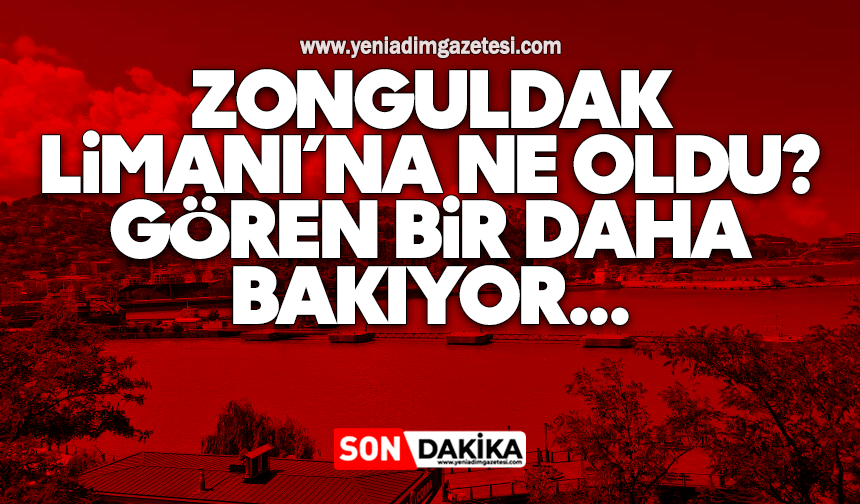 Zonguldak Limanı'na ne oldu? Gören bir daha bakıyor...