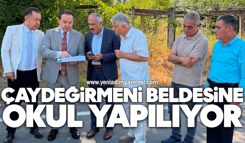 Çaydeğirmeni beldesine okul yapılıyor