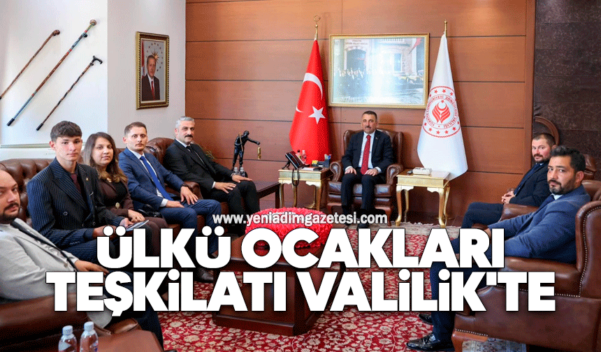 Ülkü Ocakları Teşkilatı Valilik'te