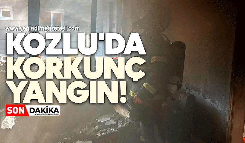 Kozlu'da korkunç yangın!