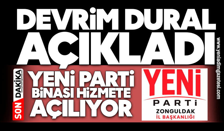 Dural açıkladı: Yeni parti binası hizmete açılıyor