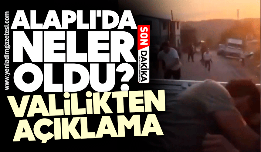 Alaplı'da neler oldu? Zonguldak Valiliği’nden işçi saldırısı iddialarına net cevap!