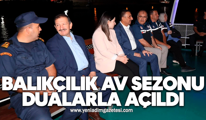 Balıkçılık av sezonu dualarla açıldı