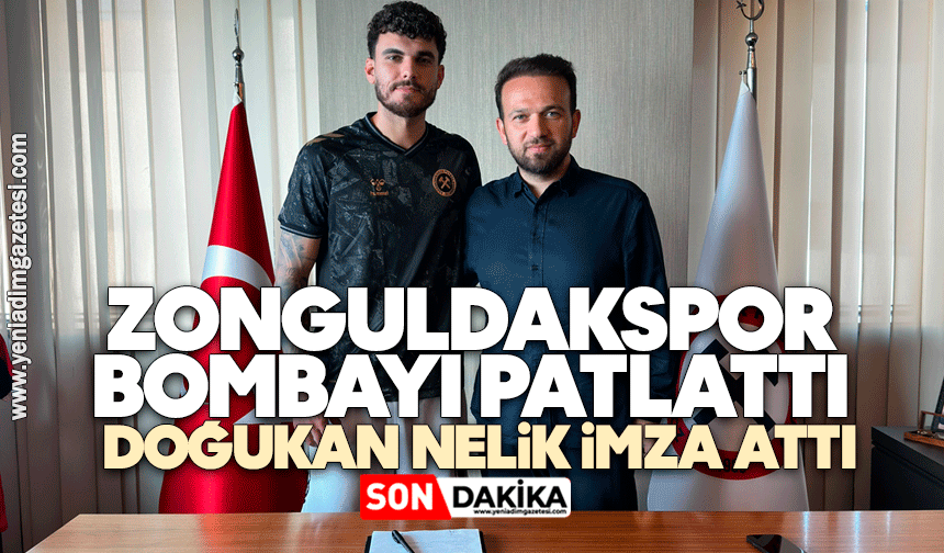 Zonguldakspor bombayı patlattı: Doğukan Nelik imza attı