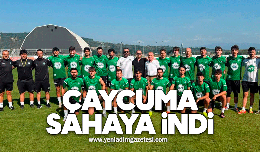Çaycuma sahaya indi
