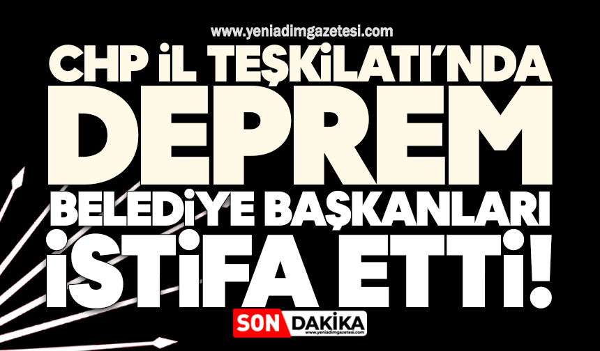 CHP İl Teşkilatı’nda deprem! Belediye başkanları AK Parti’ye geçti