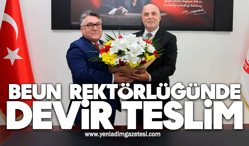 BEUN Rektörlüğünde devir teslim