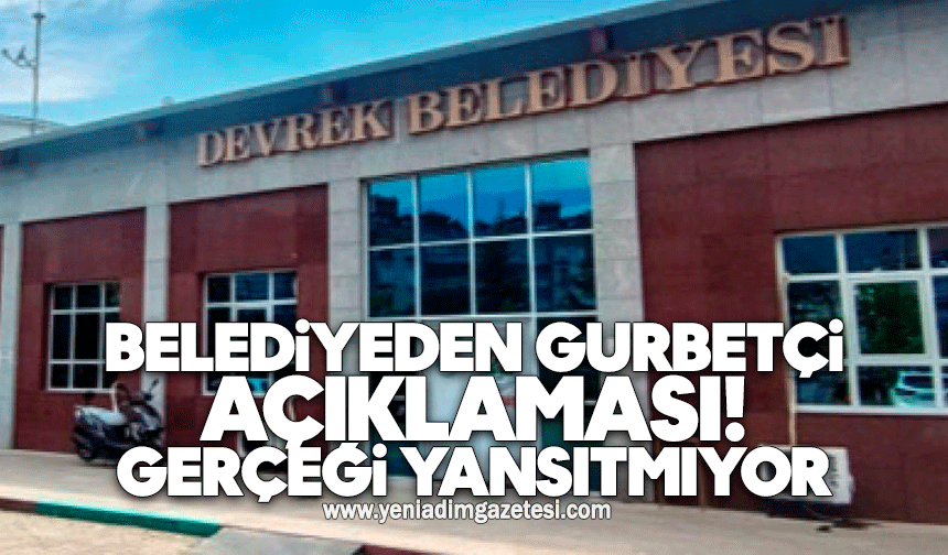 Belediyeden gurbetçi açıklaması: Gerçeği yansıtmıyor