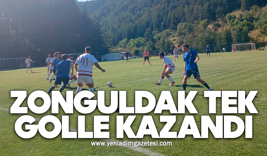 Zonguldak tek golle kazandı