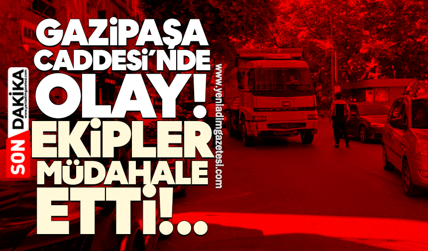 Gazipaşa'da olay! Ekipler müdahale etti