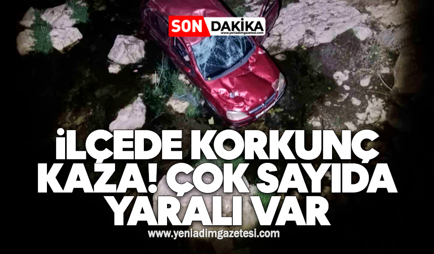 İlçede korkunç kaza! Çok sayıda yaralı var