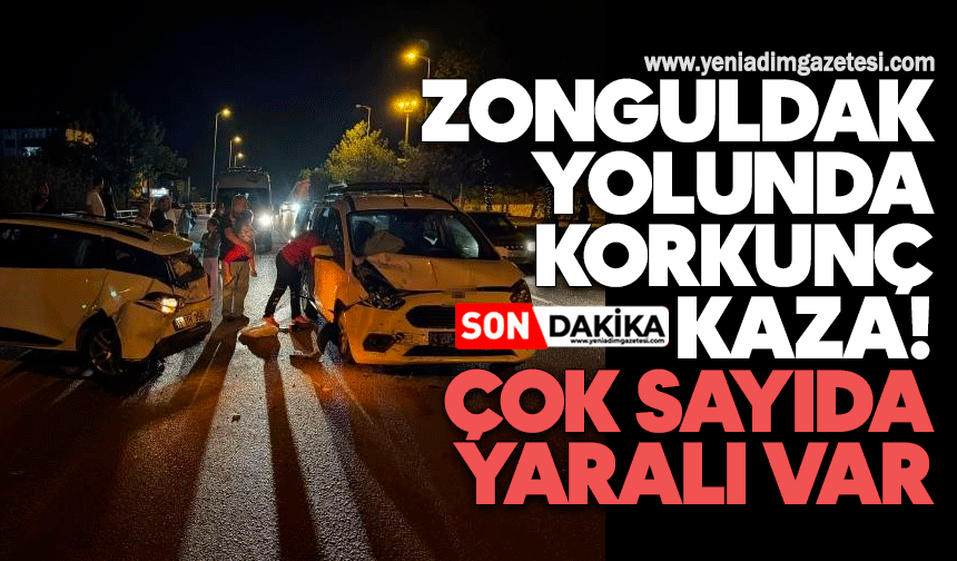 Zonguldak yolunda korkunç kaza: Çok sayıda yaralı var