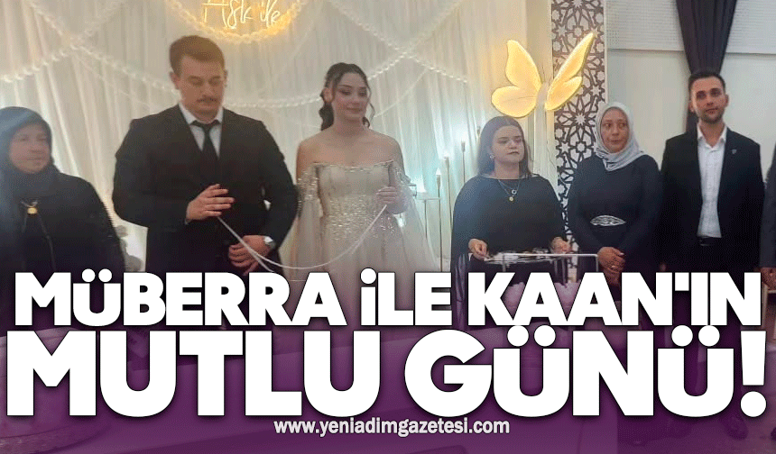 Müberra ile Kaan'ın mutlu günü!