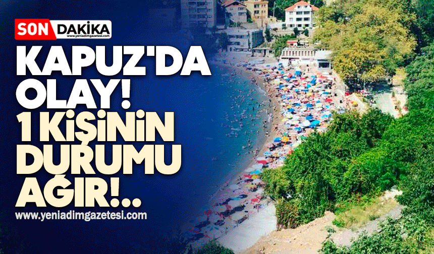 Kapuz'da olay! 1 kişinin durumu ağır...