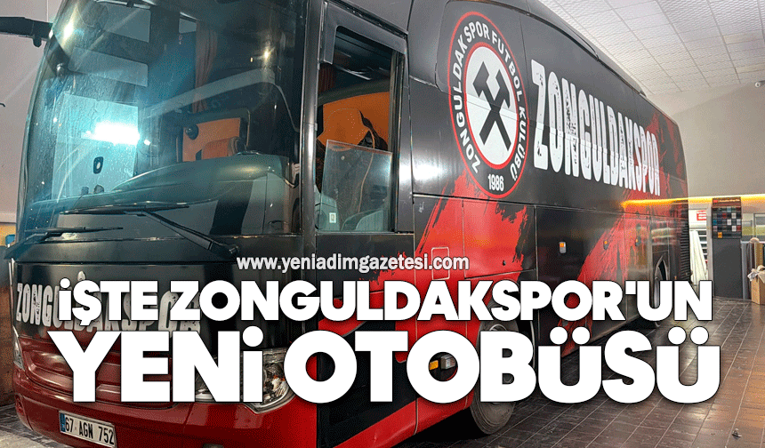 İşte Zonguldakspor'un yeni otobüsü