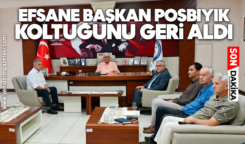 Efsane Başkan Posbıyık koltuğunu geri aldı