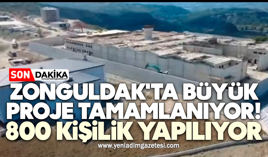 Zonguldak'ta büyük proje tamamlanıyor: 800 kişilik yapılıyor