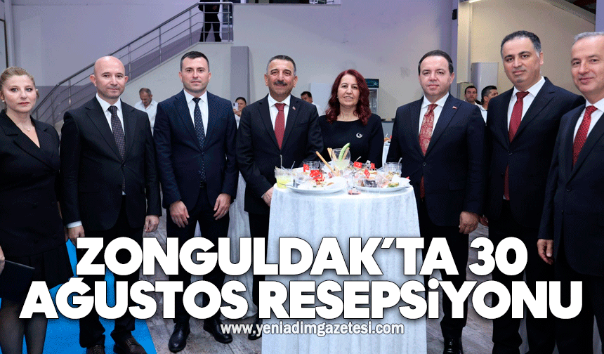 Zonguldak’ta 30 Ağustos resepsiyonu