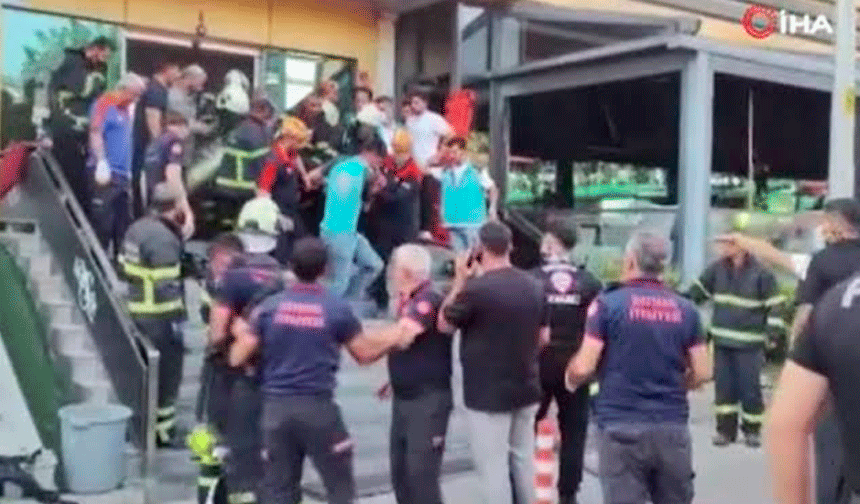 Spor salonunda yangın faciası: 30 kişi mahsur kaldı