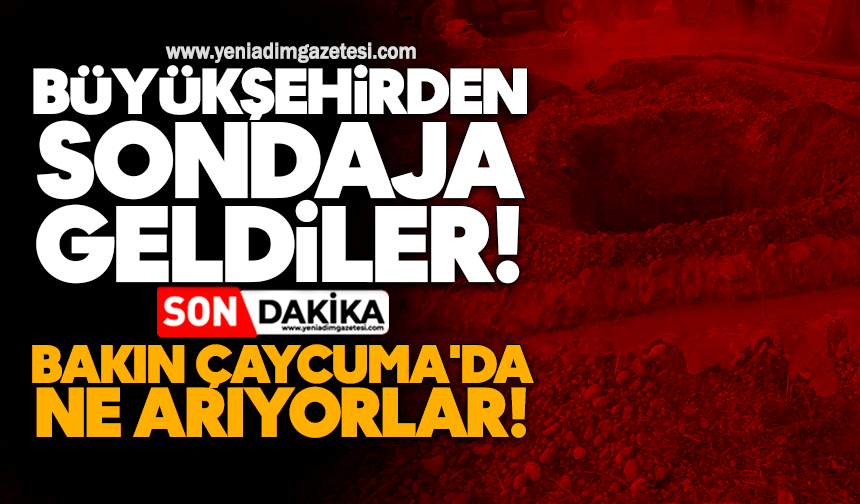 Kayseri'den geldiler, Çaycuma'da bakın ne arıyorlar!