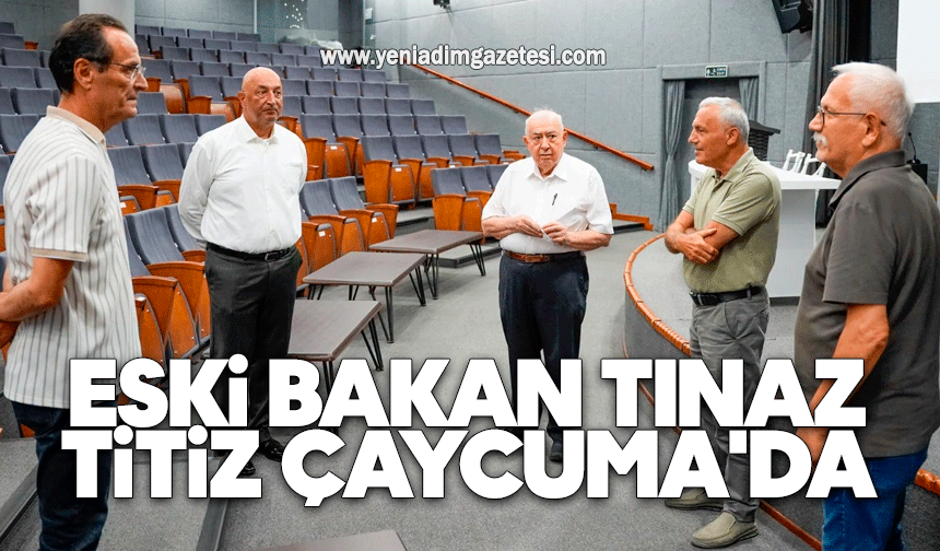Eski Bakan Tınaz Titiz Çaycuma'da
