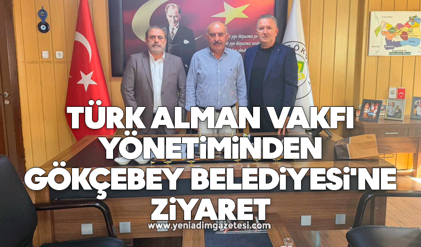 Türk Alman Vakfı yönetiminden Gökçebey Belediyesi'ne ziyaret
