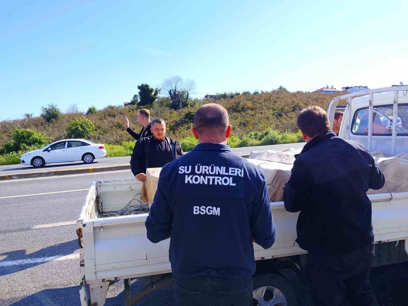 Akçakoca'da balık nakil araçlarına sıkı denetim
