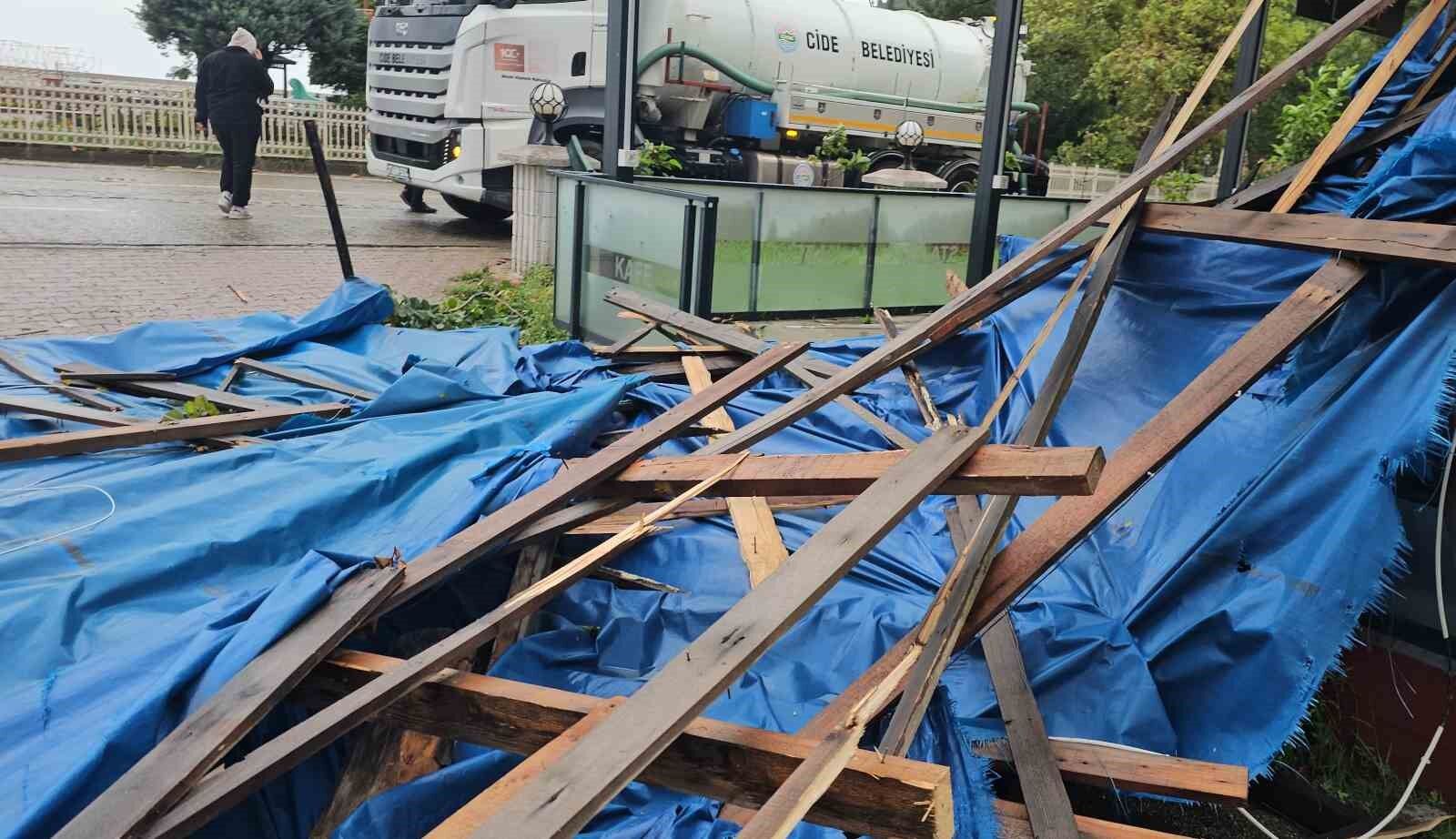 Kastamonu'da fırtına etkili oldu