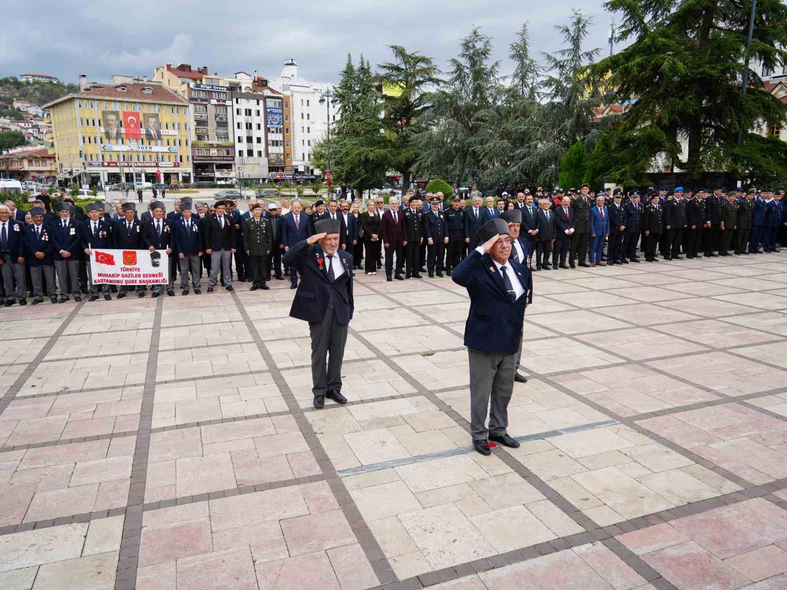 Kastamonu'da Gaziler Günü törenle kutlandı