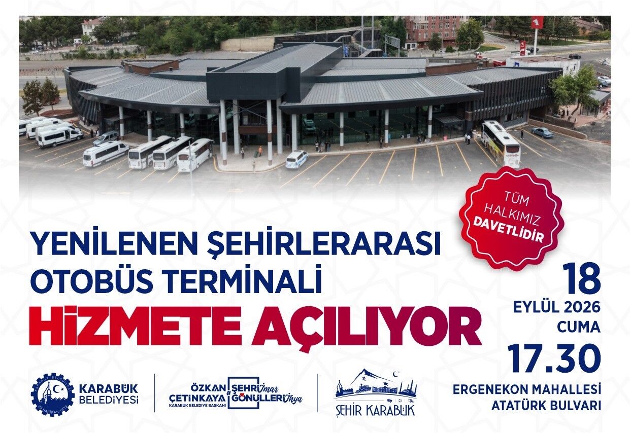 Yenilenen Karabük Şehirlerarası Otobüs Terminali resmi törenle açılacak
