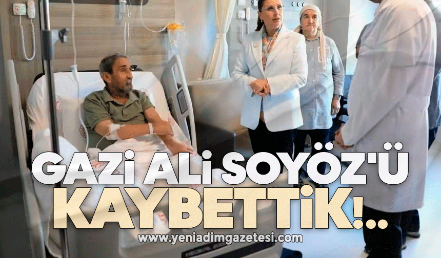 Gazi Ali Soyöz'ü kaybettik