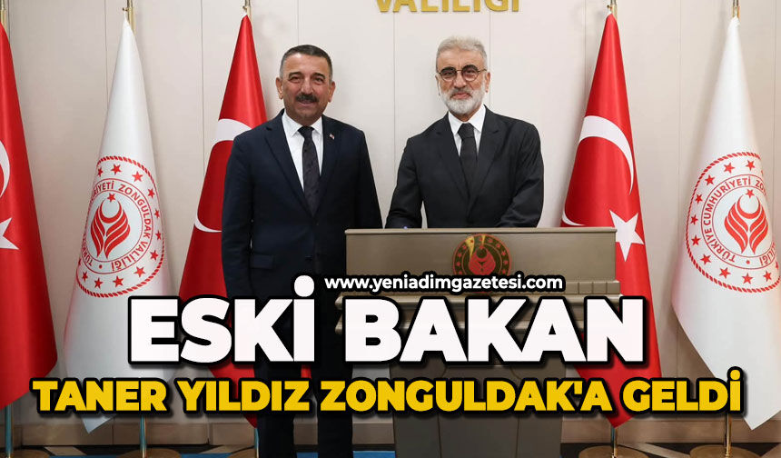 Eski Bakan Taner Yıldız Zonguldak'a geldi