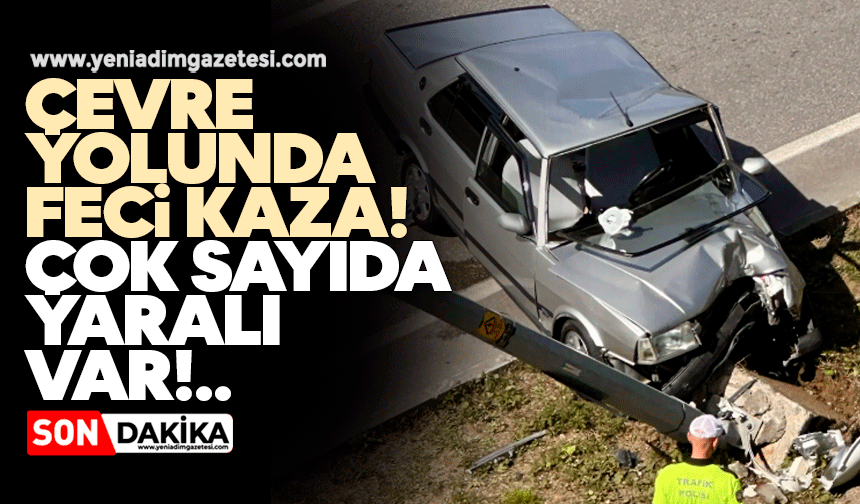 Çevre yolunda feci kaza: Çok sayıda yaralı var