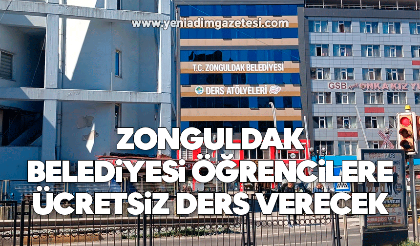 Zonguldak Belediyesi öğrencilere ücretsiz ders verecek