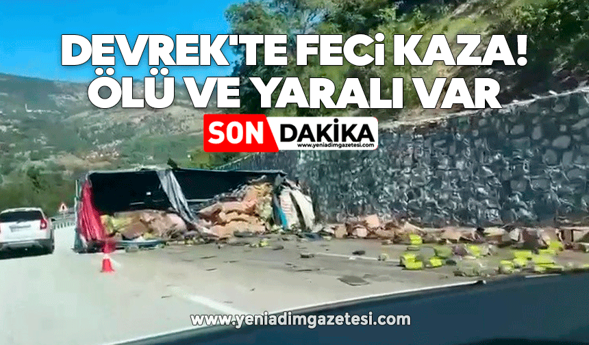 Devrek'te feci kaza! Ölü ve yaralı var