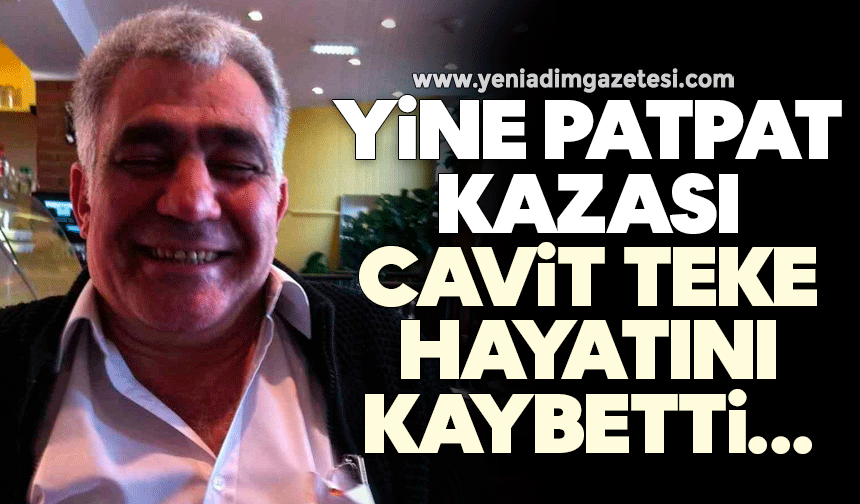 Yine patpat kazası: 1 ölü
