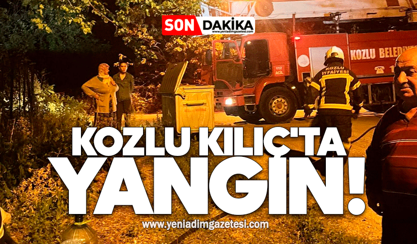 Kozlu Kılıç'ta yangın!