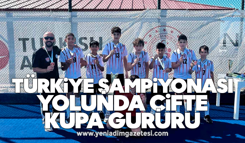 Türkiye Şampiyonası yolunda çifte kupa gururu