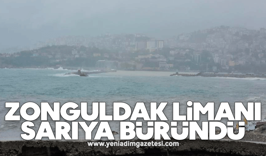 Liman sarıya büründü