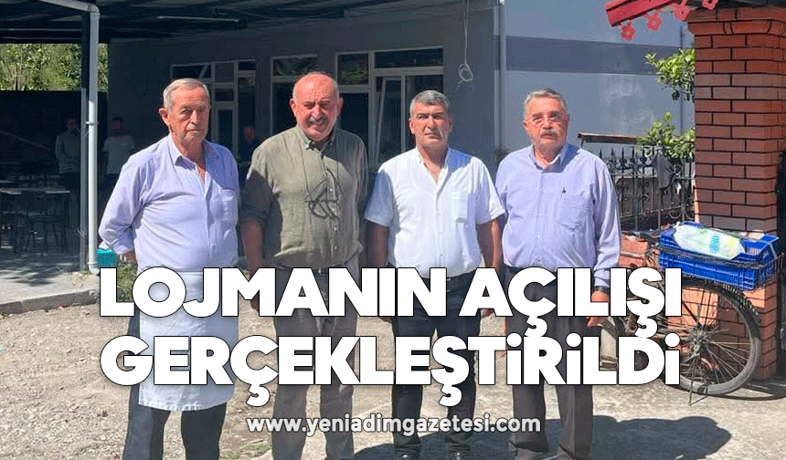 Lojmanın açılışı gerçekleştirildi