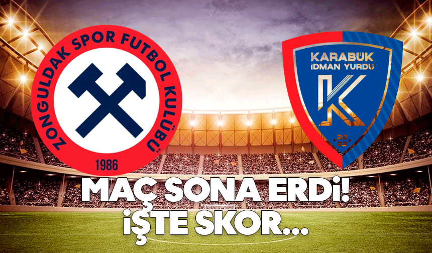 Zonguldakspor - Karabük İdmanyurdu maçı sona erdi: İşte skor