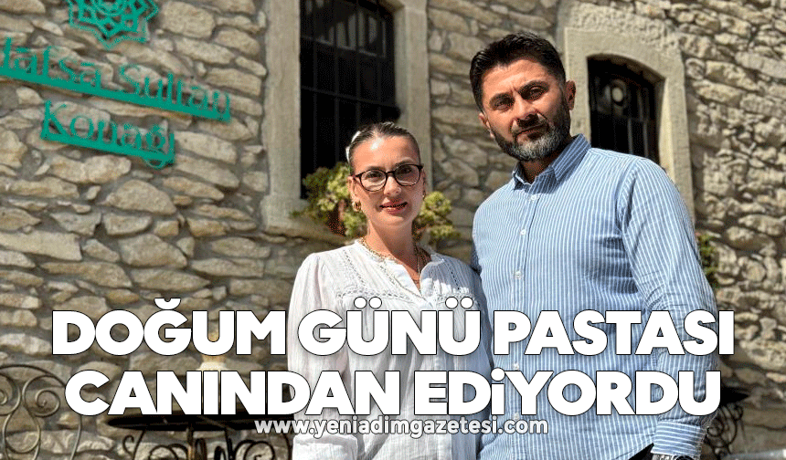 Doğum günü pastası canından ediyordu